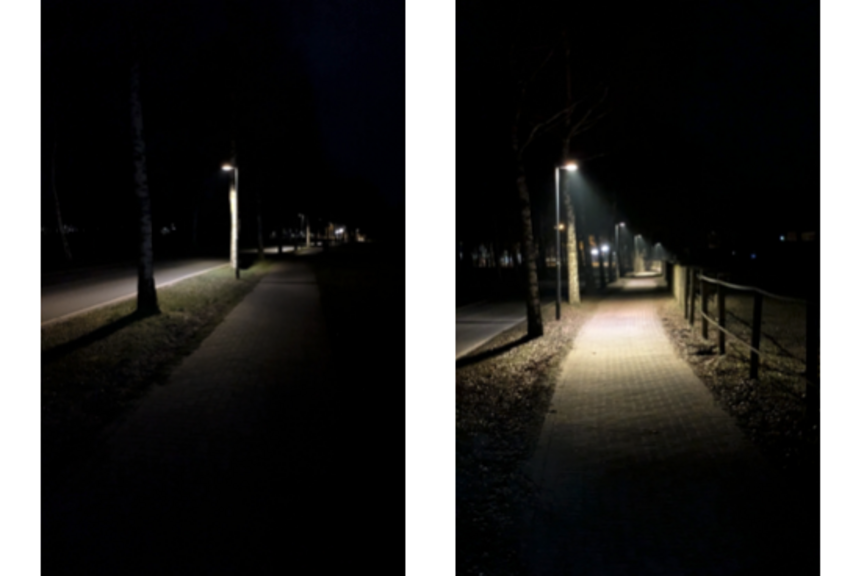 Borsteler Dorfstrasse Beleuchtung Borsteler Dorfstrasse Beleuchtung vorher und nachher