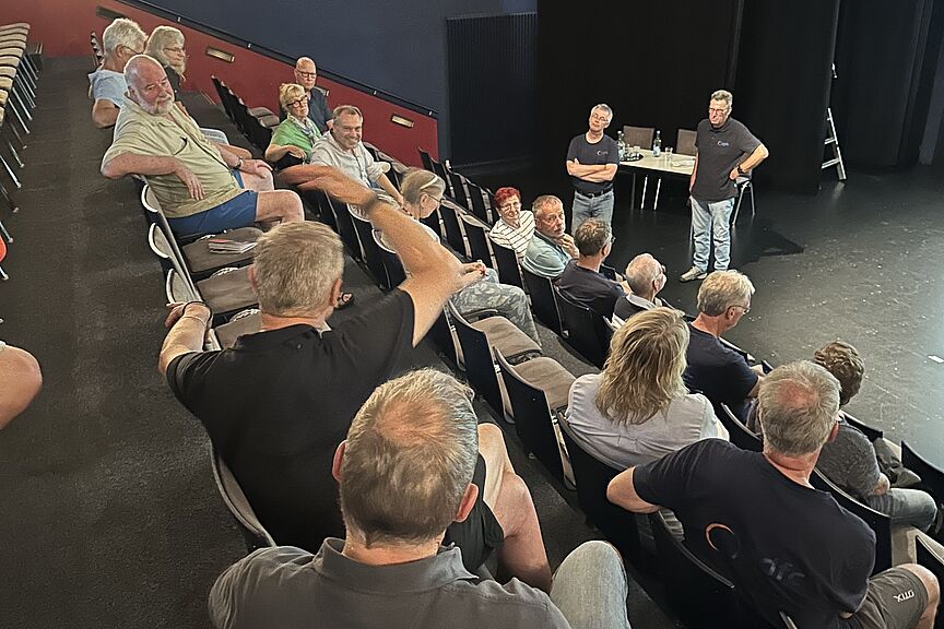 Filmvorführung ADFC Verden Reger Austausch nach Filmvorführung des Films "Cycling Cities"